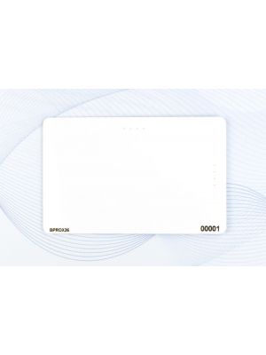 PLASTIC CARD WHITE PVC