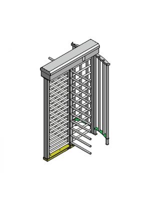 TURNSTILE 4 WINGS SINGLE FULL HEIGHT PAINTED OR INOX T-2500D