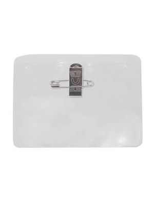 CONFERENCE BADGE HOLDER WITH PIN & CLIP