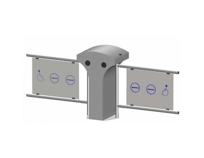TURNSTYLE SWING GATES OZAK 605/D St.- DOUBLE STAINLESS STEEL
