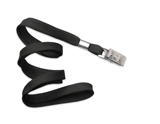 LANYARD 3/8 BLACK CLOTHES PIN