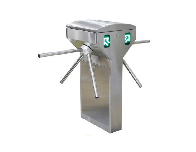 TURNSTILE 3 WINGS ELECTROMECHANIC DOUBLE INOX T-450