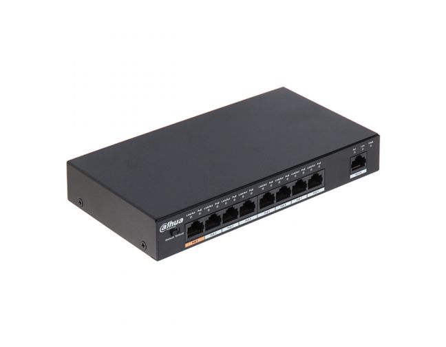 ΔΙΑΚΟΠΤΗΣ 8-PORT ΓΡΗΓΟΡΟ ETHERNET PoE DH-PFS3009-8ET-96