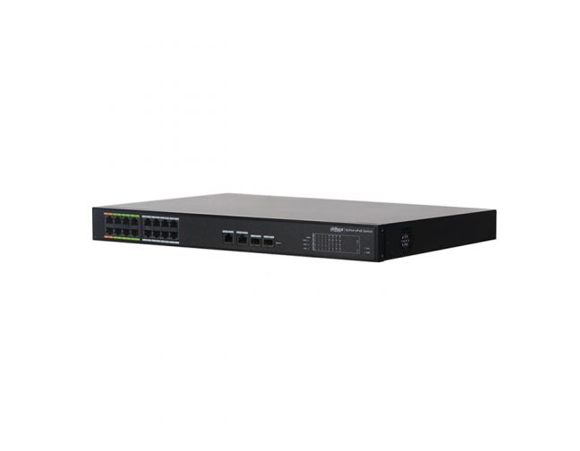 SWITCH 16-PORT PoE WITH 8-PORT ePoE DH-LR2218-16ET-240